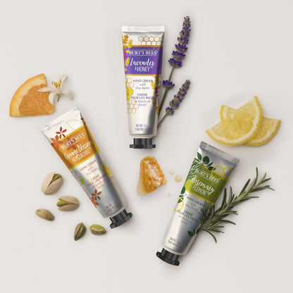 Burts Bees Rosemary and Lemon Hand Cream with Shea Butter – 1 oz | All-Day Moisturization