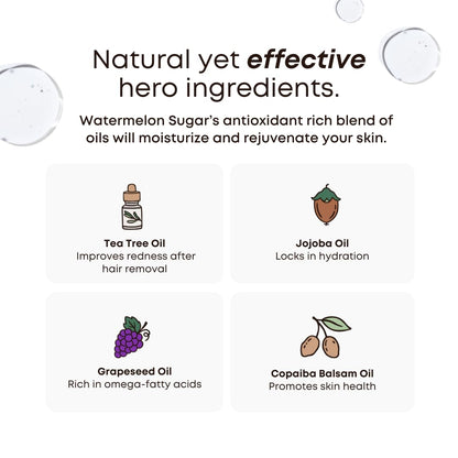 Bushbalm Ingrown Hair & Razor Bumps Routine – Watermelon Sugar (Oil 30 ml + Scrub 236 ml)