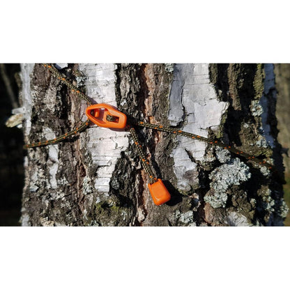 Bushmen ULTRALIGHT Tensioning Cords - Black/Orange