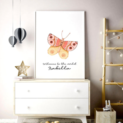 Wall decor for childrens rooms - Butterfly wall art
