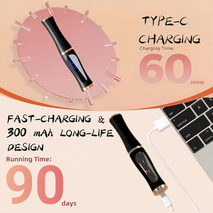BUV 2025 Upgraded Heated Eyelash Curler – 5s Heat, USB Rechargeable, 3 Modes, LED Display, Anti-Burn