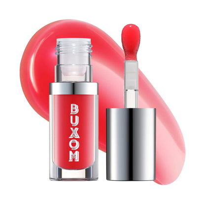 Buxom Full-On Glossy Lip Oil in Cherry Flip | Hydrating, Non-Sticky Lip Shine