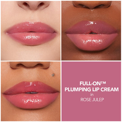 Buxom Full-On Plumping Lip Cream Rose Julep – Creamy, Tingling Lip Gloss