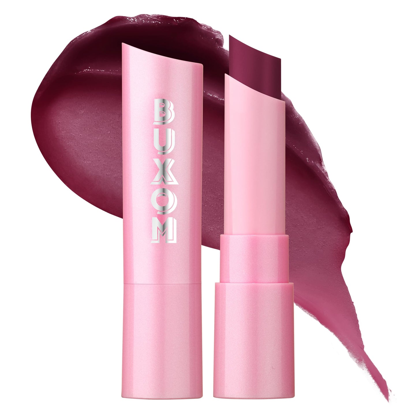 BUXOM Full-On Plumping Lip Glow Balm Blackberry Jam – Hydration, Glow & Tint