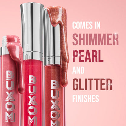 Buxom Full-On Tinted Lip Plumper Gloss – AB Dolly Mini True Mauve Shimmer, Peptide Moisture, Vegan