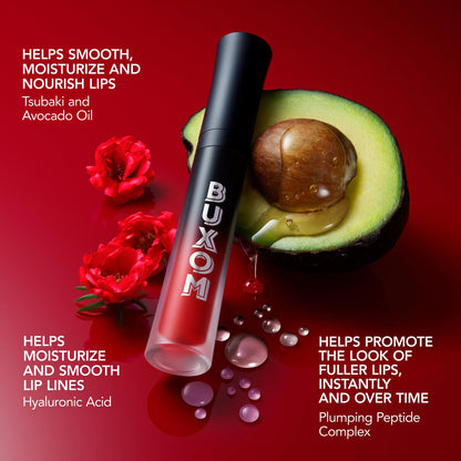 BUXOM Full-On Plumping Liquid Matte Lipstick – Comin' Up Roses
