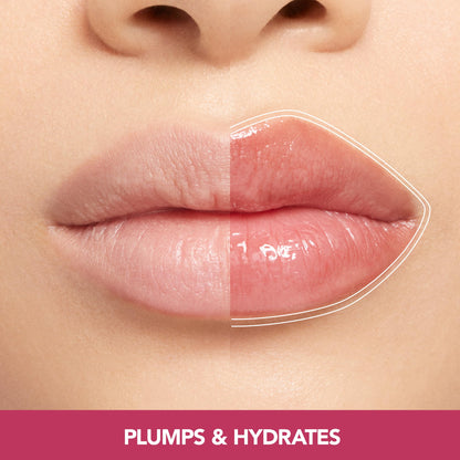 BUXOM Full-On Plumping Lip Glow Balm in Peach Smoothie | Hydrating Lip Tint & Plumper