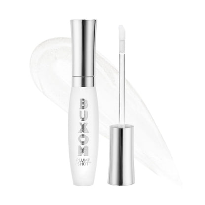 Buxom Plump Shot Lip Serum – Clear Filler Gloss with Shimmer Chrome Tints | 24% Plump