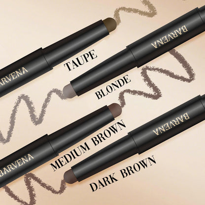 BuyiHoen Eyebrow Lifting Wax Sticks with Brow Brush | 2-in-1 Pencil, Dark Brown
