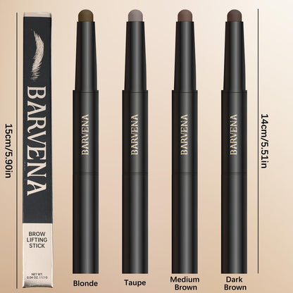 BuyiHoen Eyebrow Lifting Wax Sticks with Brow Brush | 2-in-1 Pencil, Dark Brown