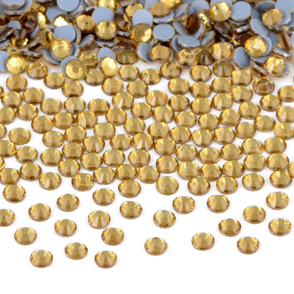 Bymitel Hotfix Crystal Rhinestones 3.8mm Lt. Topaz SS16 2880pc – Iron-On DIY