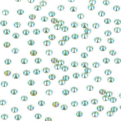Bymitel Hotfix Crystal Rhinestones Peridot AB 4.8mm SS20 – 1440pcs, Iron-On DIY Jewelry & Crafts