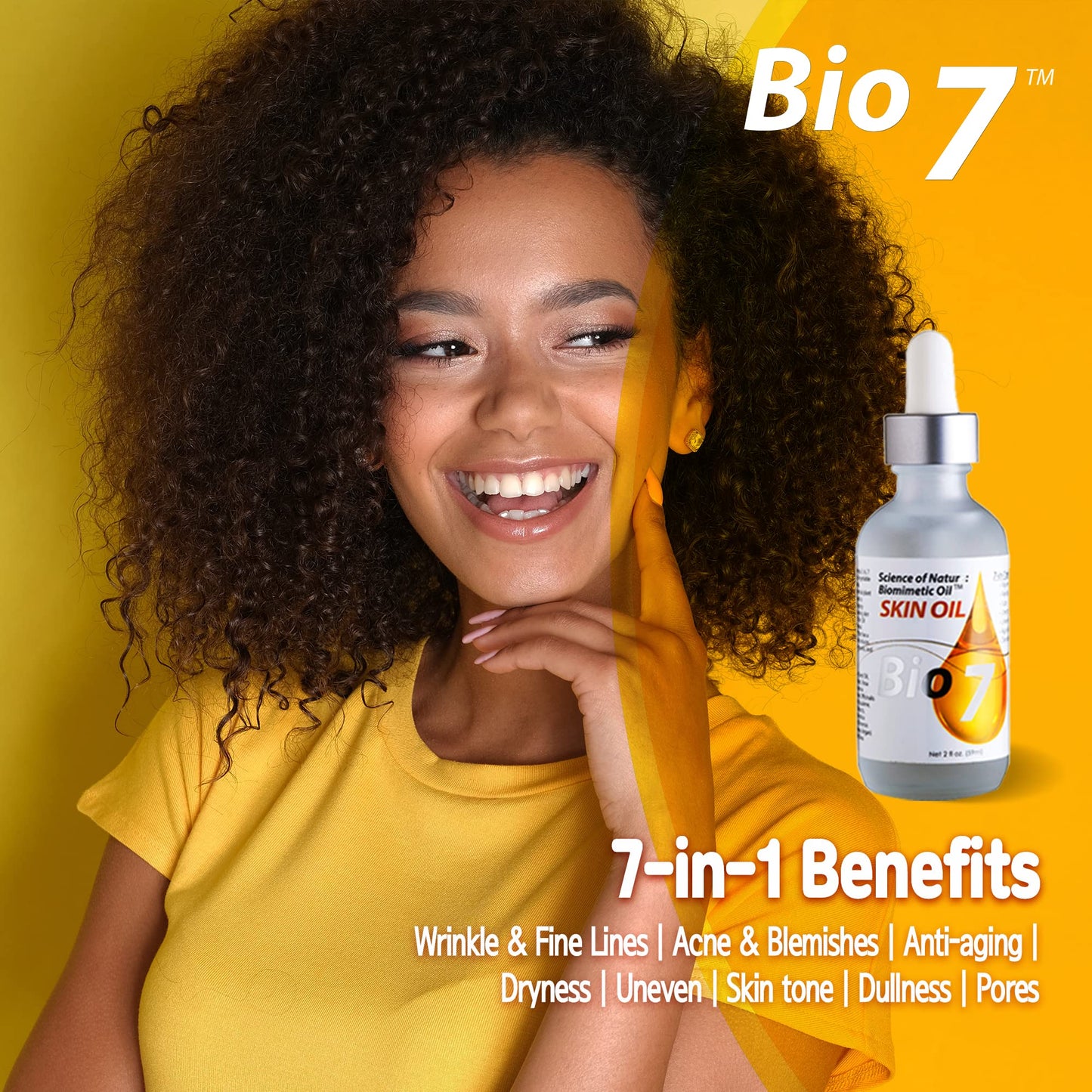By Natures Bio7 Skin Oil — Biomimetic Oil for Radiant, Even Skin (2 fl oz / 59 ml)