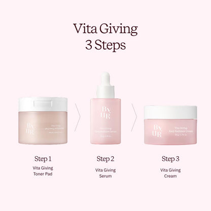 ByUR Vita Giving Keep Radiance Toner Pads – Brightening & Hydration (70 Count)
