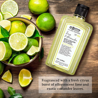 C.O. Bigelow Lime Coriander Body Wash | Village Perfumer Aloe Moisturizing Cleanser, 10 oz