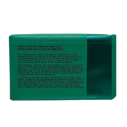 C.O. Bigelow Mentha Exfoliating Bar Soap No. 1413 – Peppermint Oil & Walnut Powder, Pack of 2