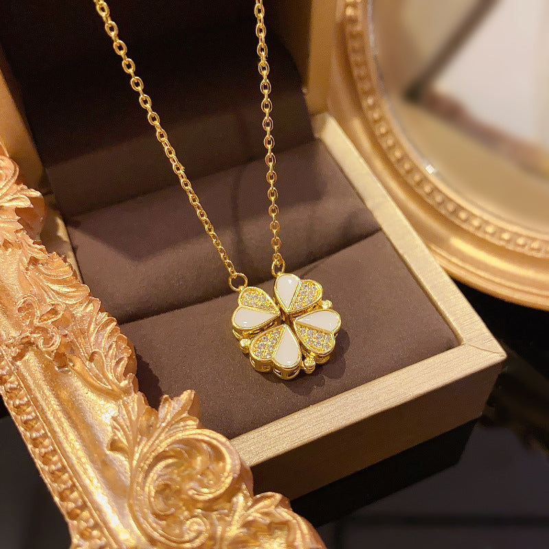 Four-Leaf Clover Pendant Necklace
