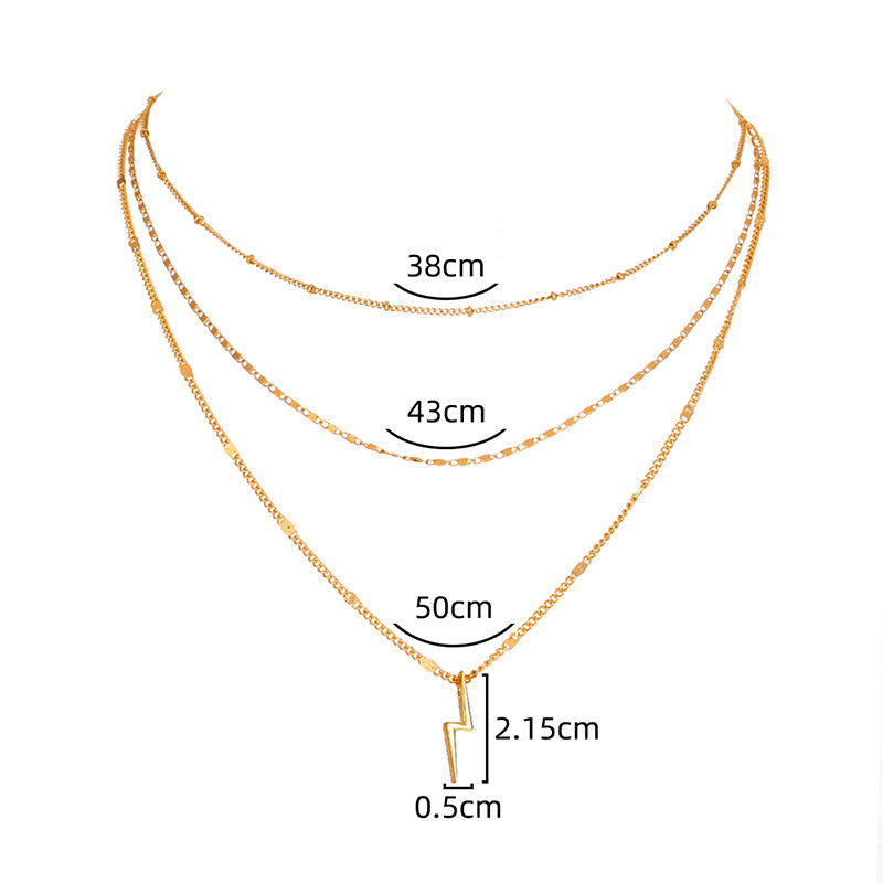 Multi-Layer Retro Clavicle Chain