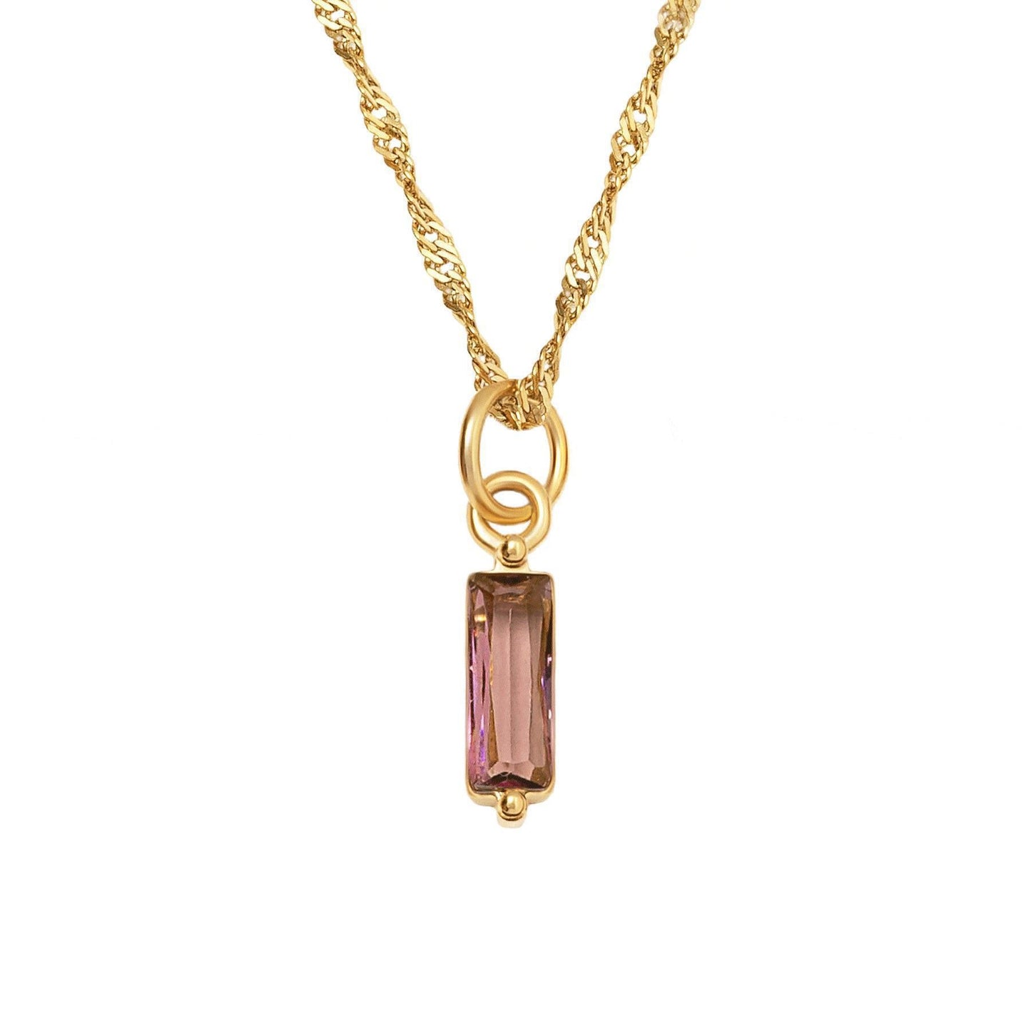Color Twelve Birthstone Necklace