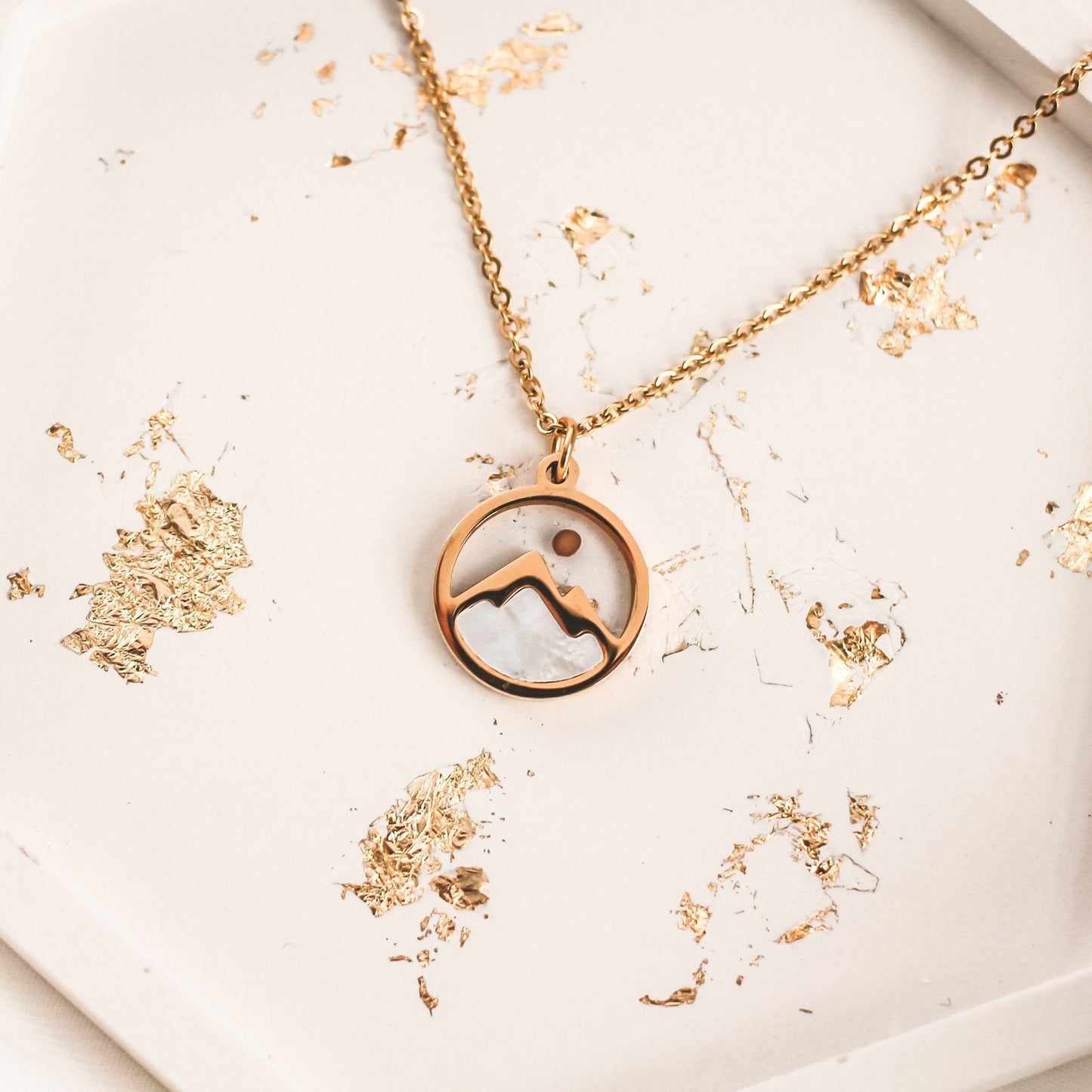 Round Hollow Mountain Necklace