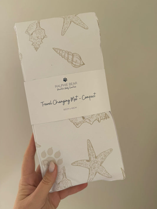 Seashell Compact Travel Mat