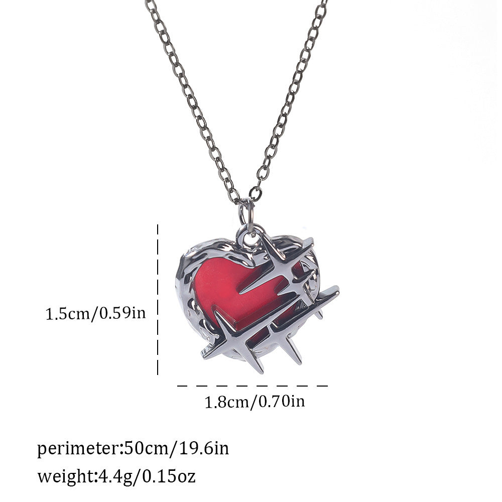 Gothic Spider, Bat, Cross, Skull, and Heart Pendant Necklaces