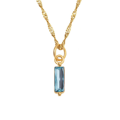 Color Twelve Birthstone Necklace