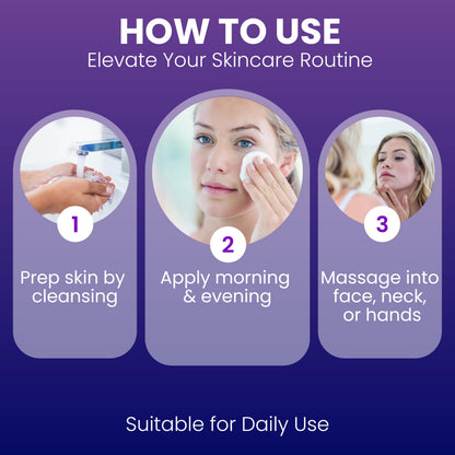 C60 Purple Power Anti-Gravity Serum for Face & Neck – 99.99% Pure Sublimated C60, Antioxidant-Rich Skincare