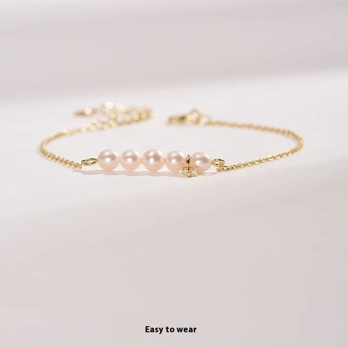Pink Pearl Bracelet