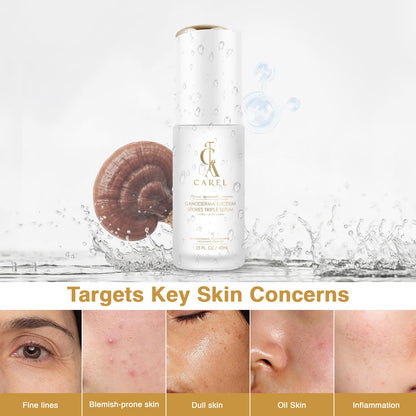 CA CAREL Face Serum – Collagen, Peptides & Niacinamide for Hydration, Brightening & Firming