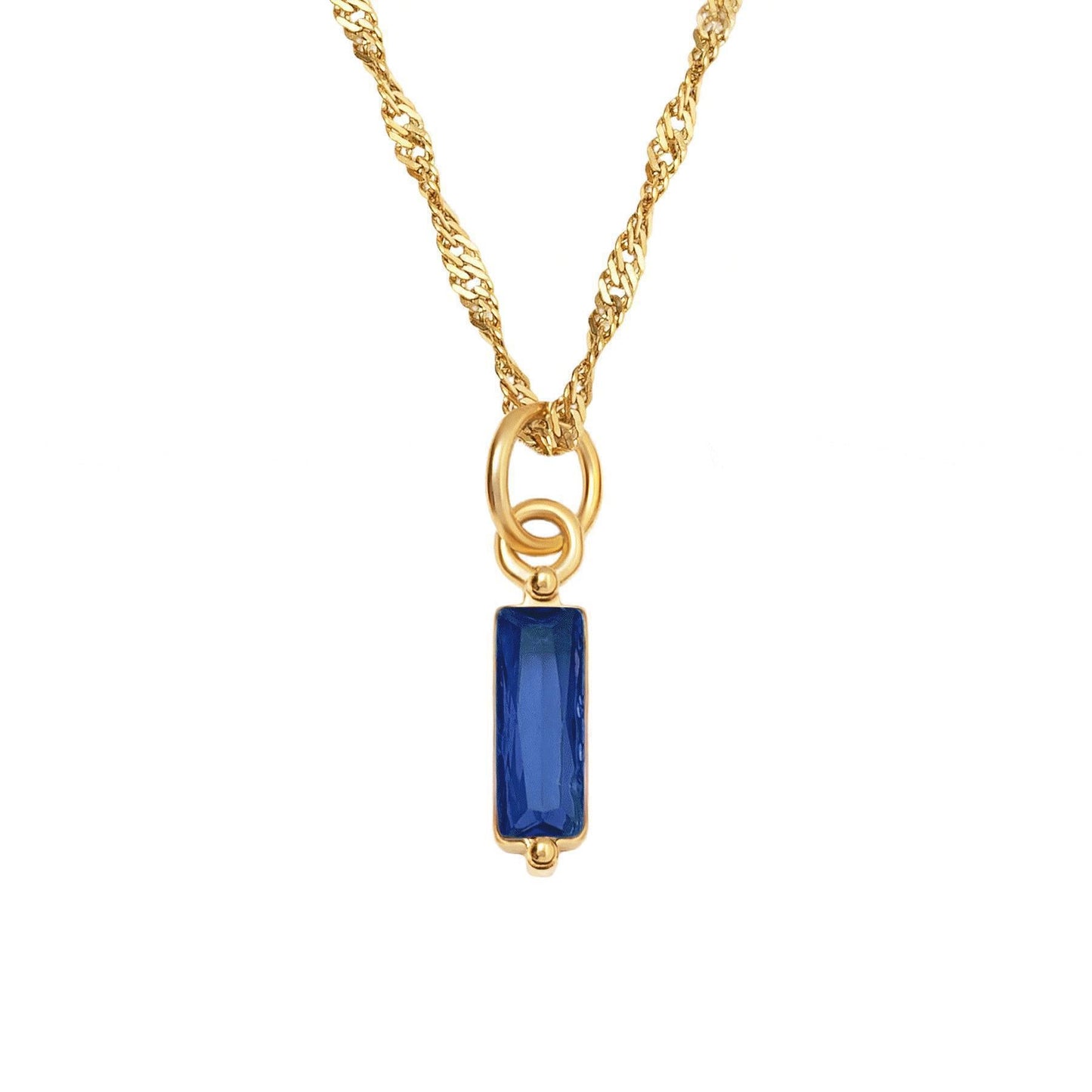 Color Twelve Birthstone Necklace