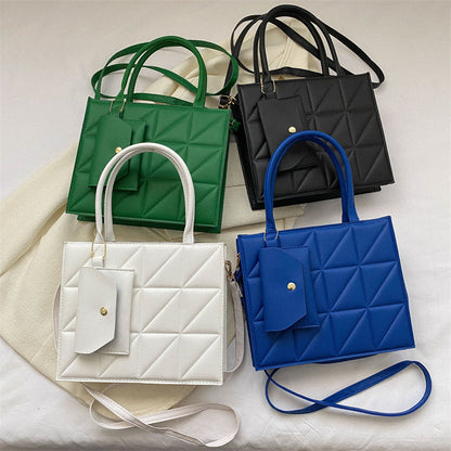 Plaid Shoulder Bag for Women