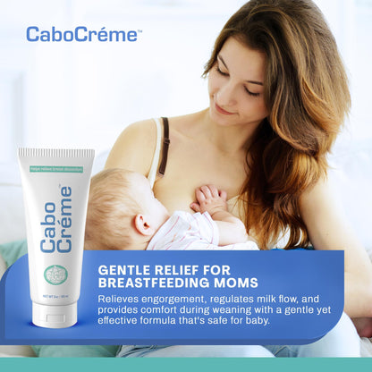 CaboCréme Cabbage Breast Cream for Engorgement & Weaning – 2-pack