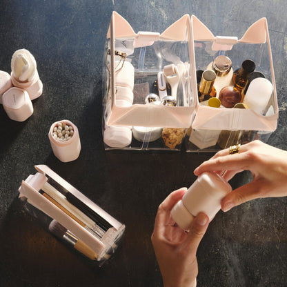 Cadence Travel Containers - Daily Routine Capsule Set with Magnetic Lids (Pacific)