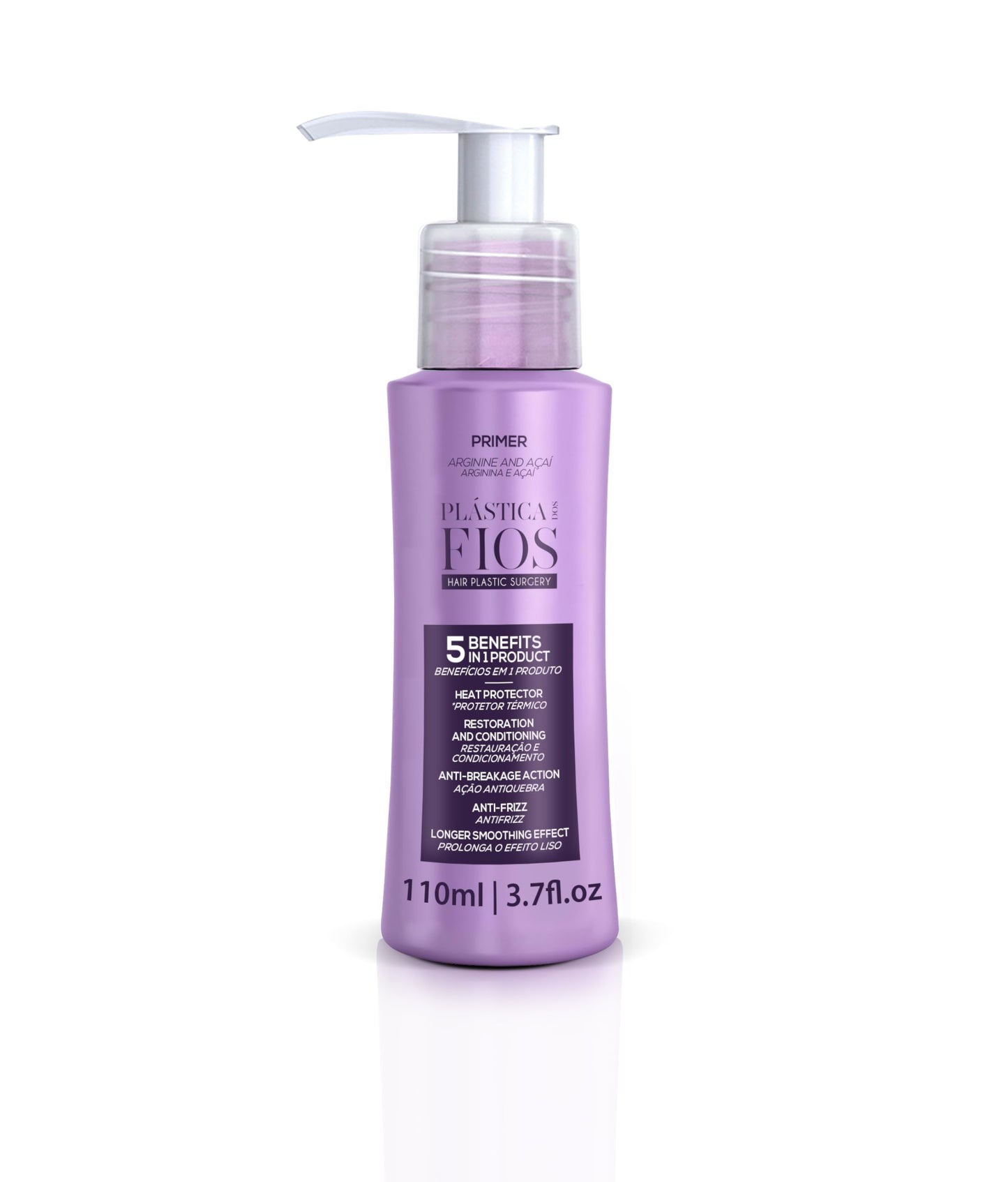 CADIVEU Plastica Dos Fios Smoothing Set – Keratin Hair Smoothing Kit (Shampoo, Conditioner, Hair Primer, Hair Mask)