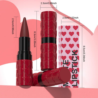CAKAILA Gradient Matte Lipstick Crayon Set – 2-in-1 Lip Liner & Lipstick
