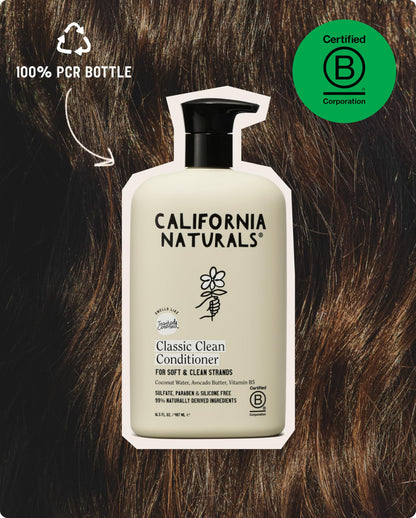 California Naturals Coconut Milk Conditioner – Hydration for Dry Hair, Vegan & Color Safe, 20 fl oz