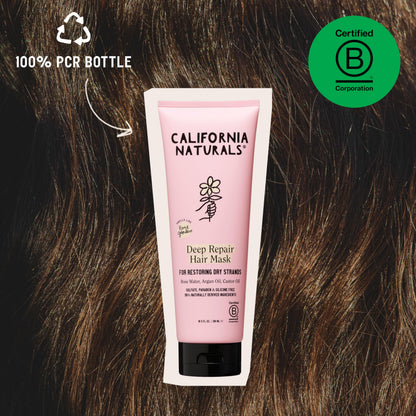 California Naturals Deep Repair Hair Mask — Paraben and Sulfate Free, Hydrating for All Hair Types (12 oz)
