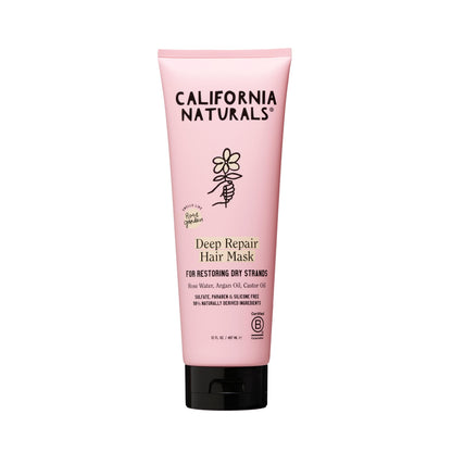 California Naturals Deep Repair Hair Mask — Paraben and Sulfate Free, Hydrating for All Hair Types (12 oz)