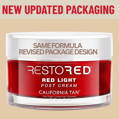 California Tan CT Restored Post Cream – Red Light Therapy Aftercare (4 oz)