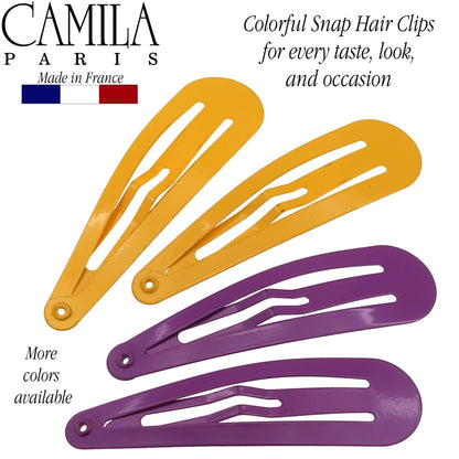 Camila Paris CP1330A French Hair Barrette Clips – Strong Hold, Made in France