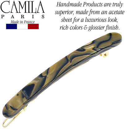 Camila Paris CP2990 French Hair Barrette – Handmade, Strong Hold, No Slip