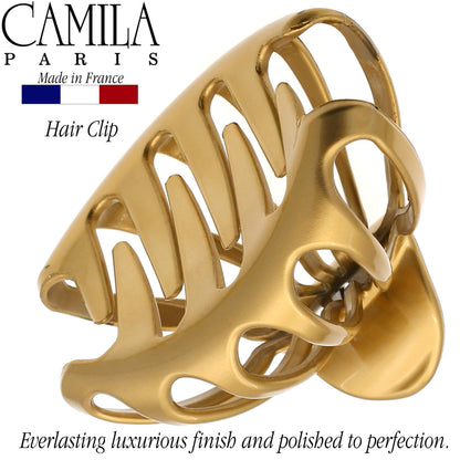 Camila Paris CP3052 2PK French Octopus Hair Clips – Strong Hold for Thick Hair, Made in France