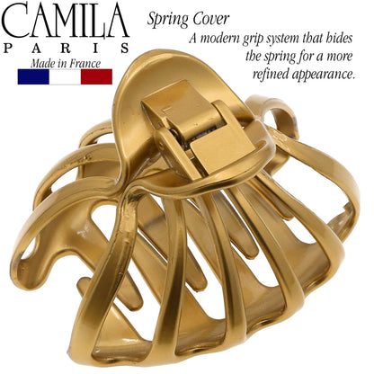 Camila Paris CP3052 2PK French Octopus Hair Clips – Strong Hold for Thick Hair, Made in France