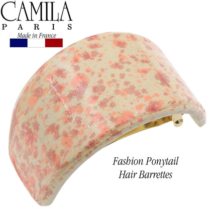 Camila Paris CP3234 Beige French Hair Barrette – Strong Hold for Fine Long Hair