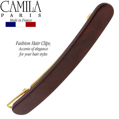 Camila Paris CP3283 French Hair Barrette Clip – Handmade in France, Strong Hold, No Slip