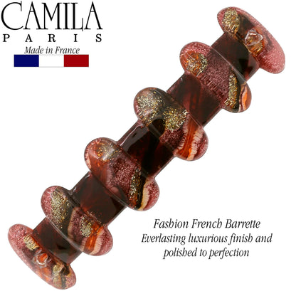 Camila Paris CP3304 French Hair Barrette – Strong Hold for Thick Hair (Made in France)
