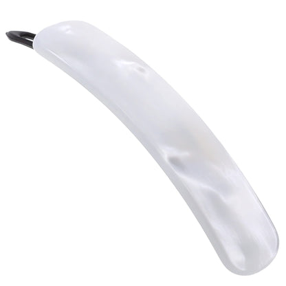 Camila Paris CP3361 French Hair Barrette Clip – Handmade White, Metal-Free Closure, Strong Hold