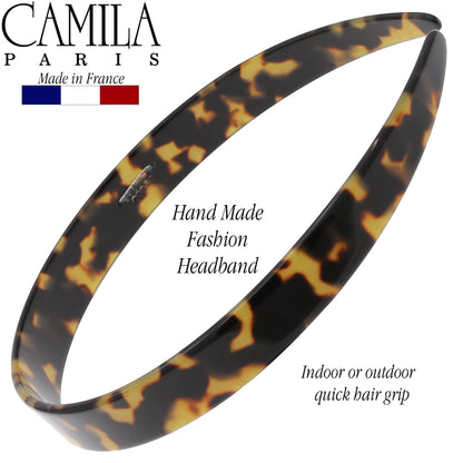 Camila Paris CP3466 French Headband for Women – Handmade in Tokyo, No Slip Grip