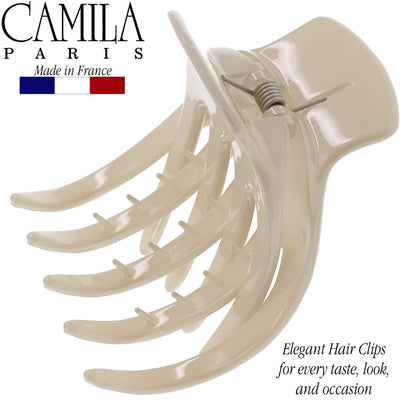 Camila Paris CP3539 French Hair Clip – 2.5-Inch No-Slip, Made in France